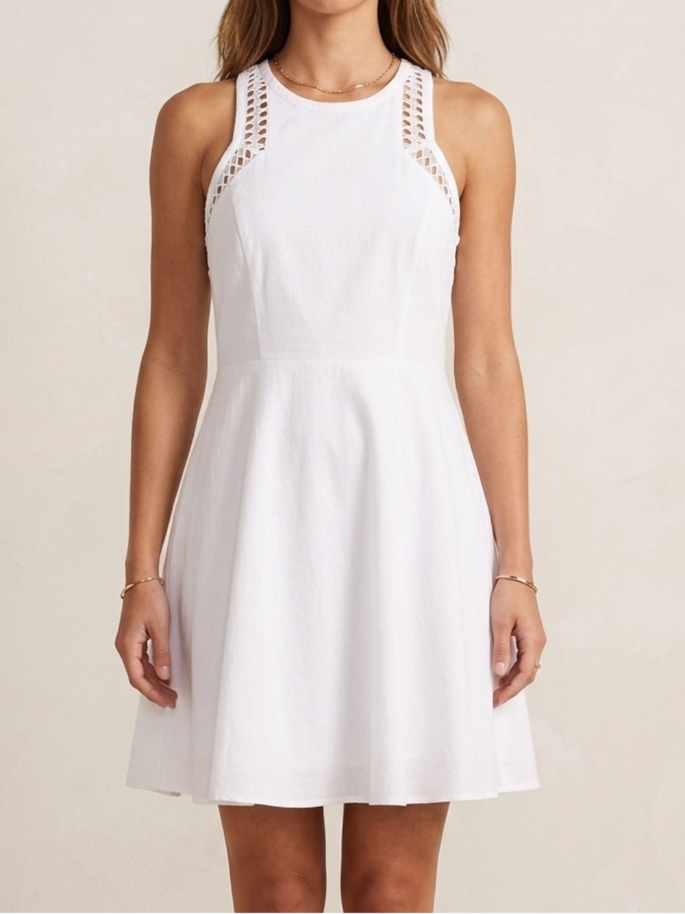 American Eagle White Eyelet Skater
Dress size 8